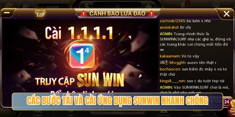 Các bước tải và cài ứng dụng Sunwin nhanh chóng